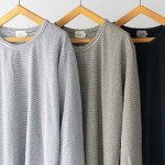 RINEN　20/1 オーガニック天竺　Uネックカットソー