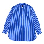 maillot wide stripe stand long shirts / military cloth easy baker pants