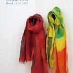 山崎香織個展　ストール展　『Spring is carried.』