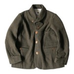 TATAMIZE SHAWL COLLAR JACKET / MELTON WORK JACKET