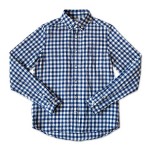 maillot sunset big gingham B.D. shirts / round work shirts