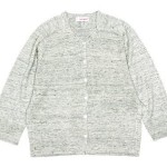【再入荷】 homspun 12Gリネン Vネック七分袖カーディガン