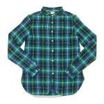 maillot nel check work shirts / wool sweat trainer