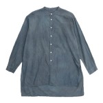 TOUJOURS Kurta Shirt / Border Cut-sew / Suspender