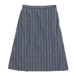 MHL. ROUGH COTTON LINEN SHIRTING SKIRT