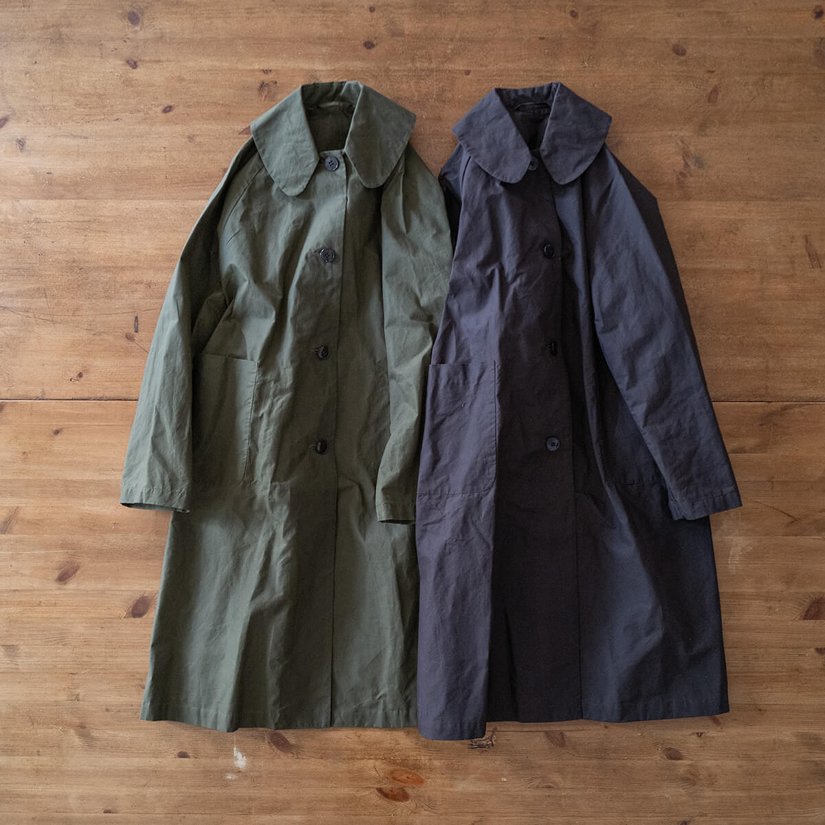 Atelier d’antan Bertin（ベルタン） Waxed Cotton Coat が入荷しました。