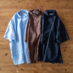 LOLO LIKE 定番プルオーバー麻 半袖ビッグシャツが入荷しました。