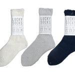 LUCKY SOCKS Silk Mix Rib Socks / Mix Rib Socks