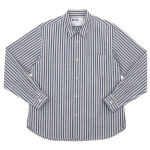 MHL. COTTON LINEN CHAMBRAY STRIPE SHIRTS / LOGO T / PRINT SCARF