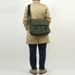 MARGARET HOWELL x PORTER PARAFFIN WAXED COTTON SHOULDER BAG