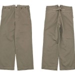 TOUJOURS Waist Overalls / Fine Wool Military Socks