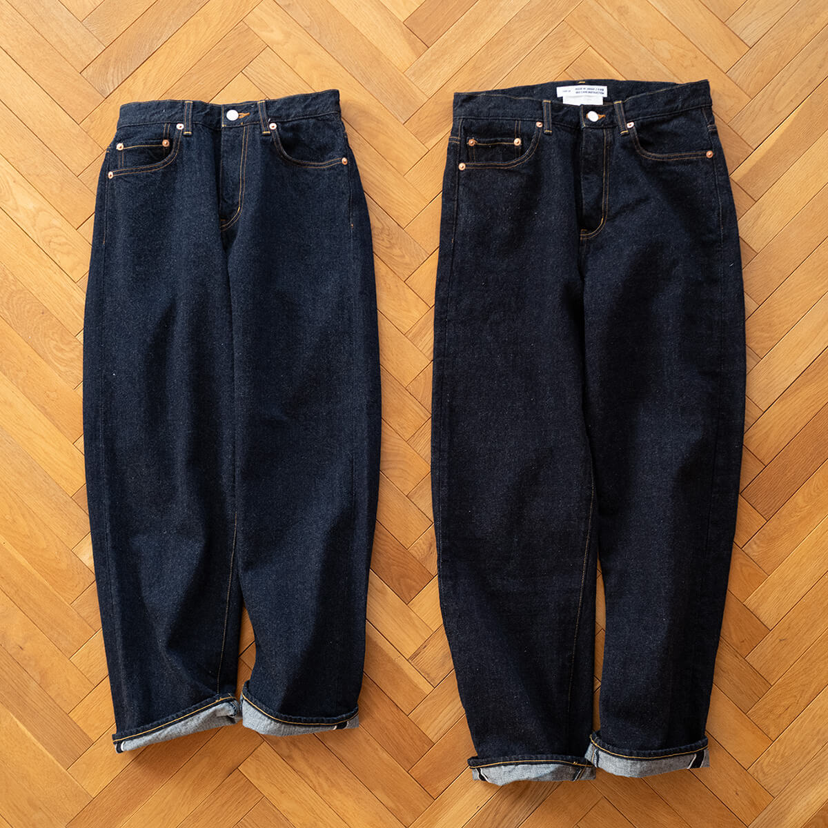 YAECA デニム ワイドストレートが入荷しました。