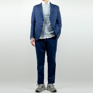 maillot b.label indigo cotton jacket