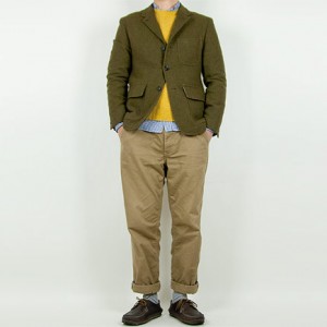 BRICK CREW NECK KNIT パッチ付き