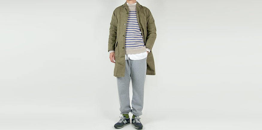 ENDS and MEANS Heavy Sweat Pants GRAY