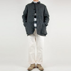 nisica ウールカバーオール GRAY