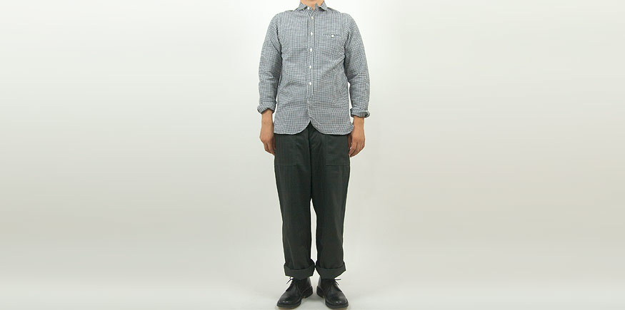 TUKI baker pants 27MOSS GREEN