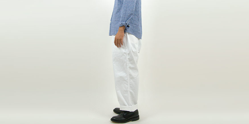 TUKI field trousers 00WHITE
