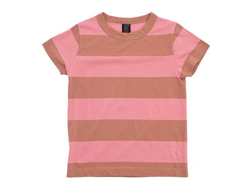 homspun 30/1天竺太ボーダー 半袖Tシャツ / リネンソックス / スパッツ