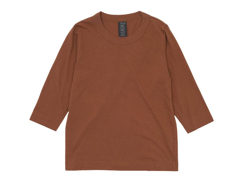homspun 30/1天竺 七分袖Tシャツ / 長袖Tシャツ