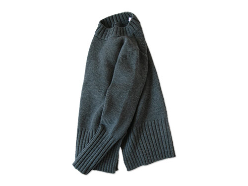 homspun 梳毛ローゲージ ロングスリットプルオーバー