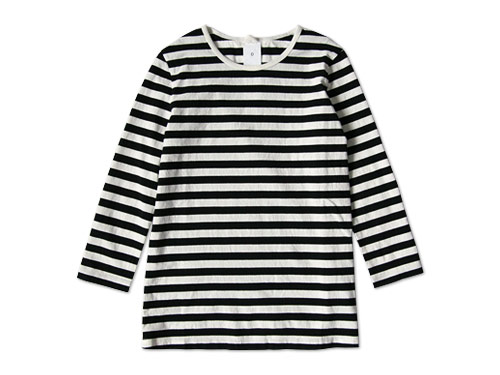 maillot ボーダー7分袖Tシャツ