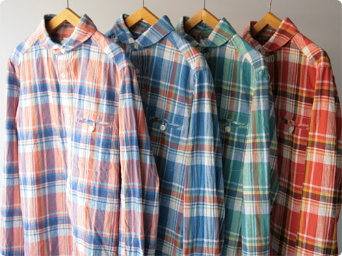 maillot madras round work shirts