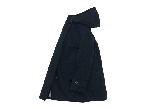 MARGARET HOWELL MOLESKIN HOODED COAT