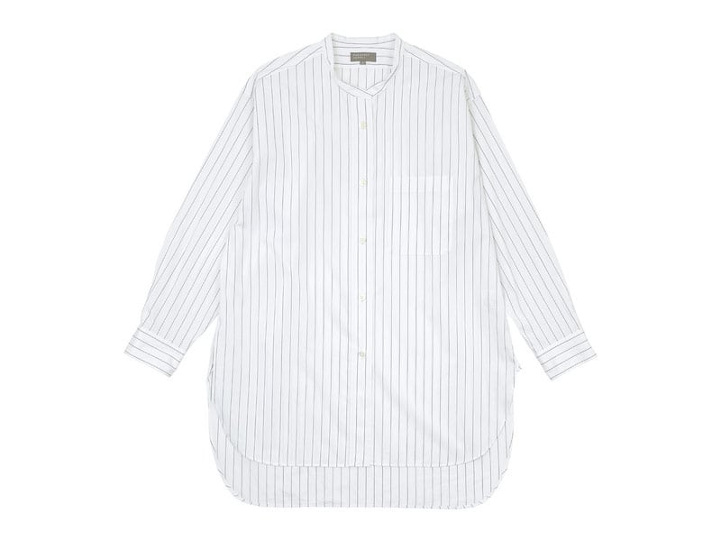 MARGARET HOWELL CLASSIC STRIPE COTTON LONG SHIRTS 〔レディース〕