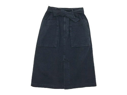 MHL. FADED COTTON TWILL SKIRT