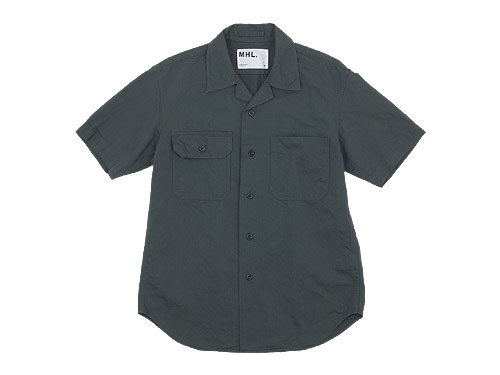 MHL. COTTON LINEN DRILL OPEN SHIRTS / SOCKS 〔メンズ〕