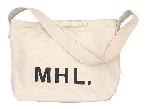 MHL. HEAVY CANVAS SHOULDER BAG