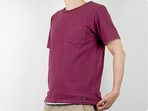 DAILY WARDROBE INDUSTRY CREW NECK POCKET T-SHIRT / DAILY WORKING SHORTS