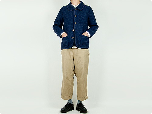 LANDLEBEN Round Collar Tyrolean jacket