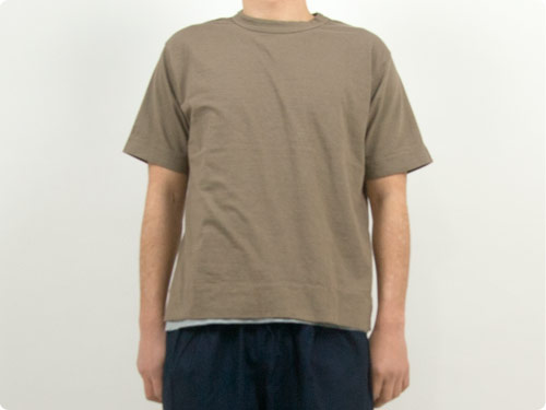 RINEN 20/1オーガニック天竺 半袖クルーネックTシャツ