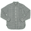 MARGARET HOWELL GINGHAM COTTON POPLIN SHIRTS 011BLACK x WHITE 〔メンズ〕