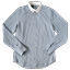 Honor gathering dry cotton chambray cleric shirts smoke sax